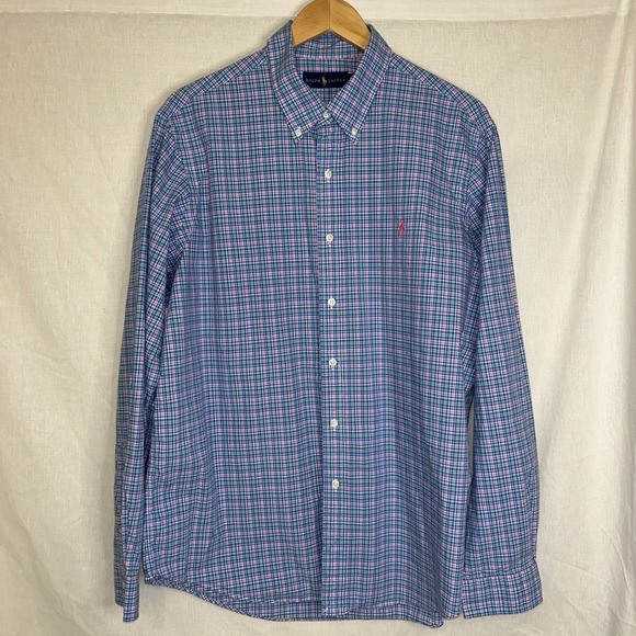 Ralph Lauren Other - Ralph Lauren Men's Multicolor Plaid Classic Fit Casual Button-Down Shirt -‎ XL
